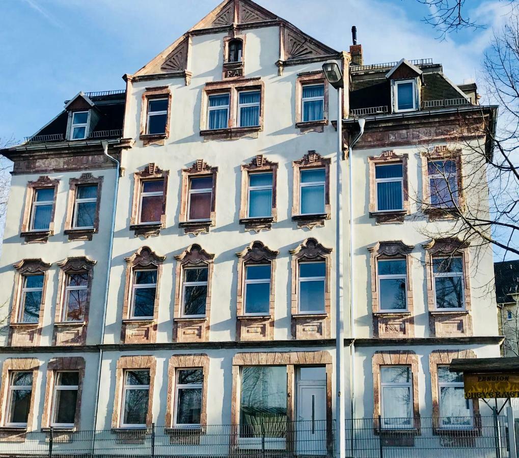Pension Chevermeto Chemnitz Exteriör bild